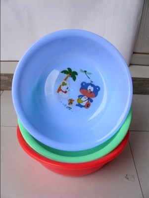 【供应36厘米塑料家用脸盆 厂家直销 塑料产品总汇 货号美佳38】价格,厂家,图片,家用盆、桶,临沂批发城妙星塑料制品经营部-